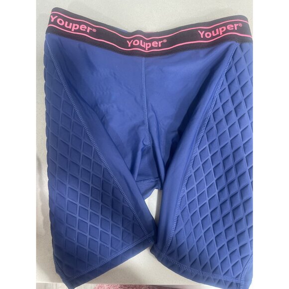 Youper Women's Classic Softball Sliding Shorts, Compression Padded Slider Shorts - Picture 3 of 6